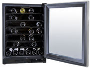 باب زجاجي أسود كهربائي برائحة النبيذ 150 لتر 52 زجاجة Stroage